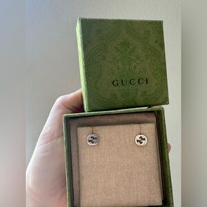 Gucci Silver Earrings - LIGHTLY WORN. GREAT CONDITION
